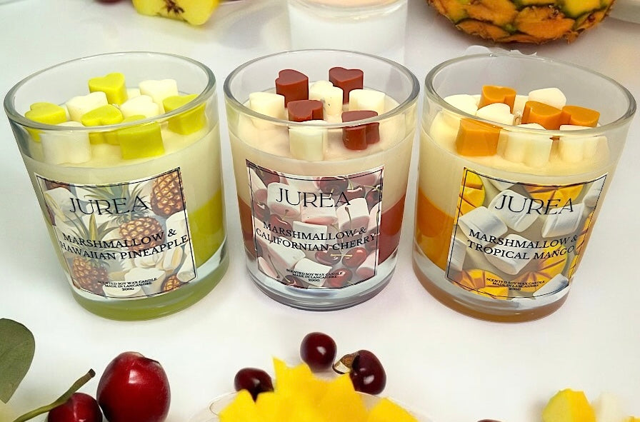 Marshmallow Scented Soy Candle Collection