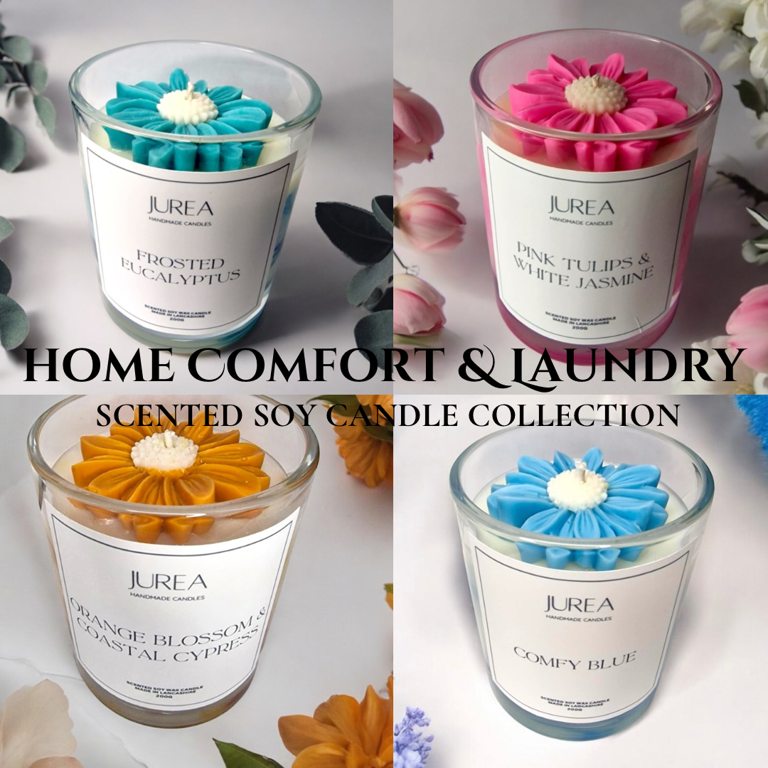 Home Comfort & Laundry Scented Soy Candle Collection