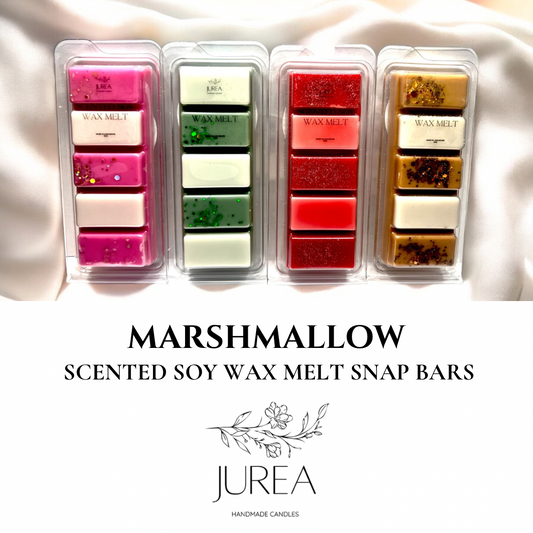 Marshmallow Scented Soy Wax Melt Snap Bars 50g